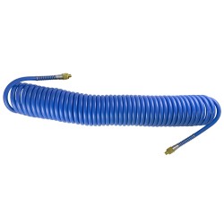 TUYAU SPIRAL PNEUMATIQUE 10 MM - 15 M - CONNECTEUR 1/4\"