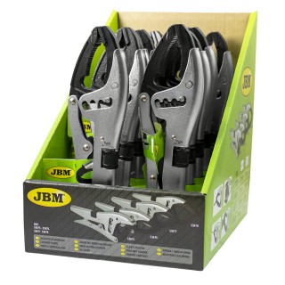 PINCE À VERROUILLAGE ET MÂCHOIRES COURBÉES