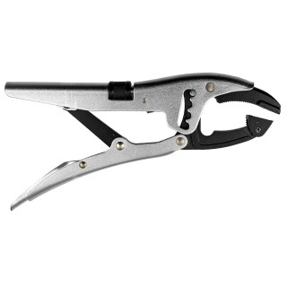 PINCE À VERROUILLAGE, MÂCHOIRES COURBÉES ET SUPPORT ROTATIF