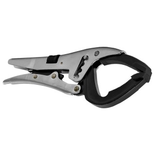 PINCE À VERROUILLAGE ET MÂCHOIRES COURBÉES LONGUES