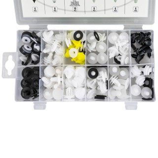 ÉTUI DE CLIPS EN PLASTIQUE POUR PANNEAUX DE PORTE PEUGEOT/CITROËN 93 PCS