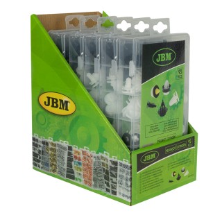 ÉTUI DE CLIPS EN PLASTIQUE POUR PANNEAUX DE PORTE PEUGEOT/CITROËN 93 PCS