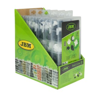 ÉTUI DE CLIPS EN PLASTIQUE POUR MOLDINGS PEUGEOT/CITROËN 80 PCS