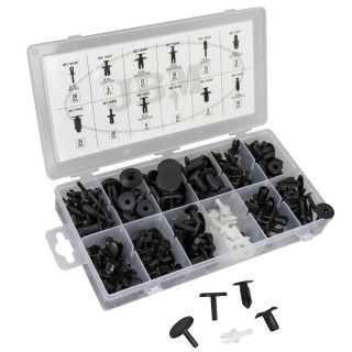 ÉTUI DE CLIPS EN PLASTIQUE POUR TAPISSERIE MERCEDES-BENZ 151 PCS