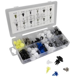 ÉTUI DE CLIPS EN PLASTIQUE POUR PANNEAUX DE PORTE/MOLDINGS BMW MINI 92 PCS