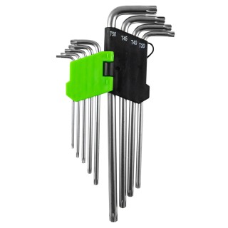 JEU DE 9 BUSES TORX (EXTRA LONGUES)