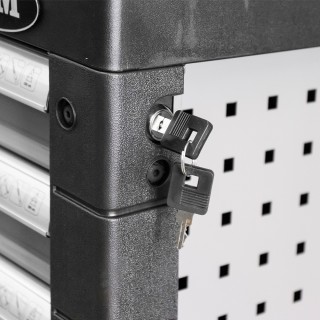 SERVANTE DE 7 TIRORS SANS OUTILS - GRIS