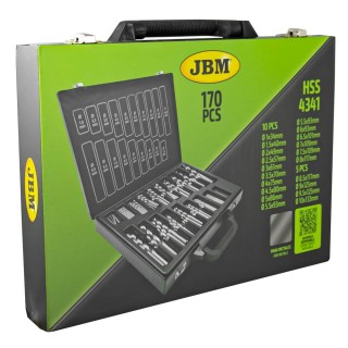 KIT DE FORETS HÉLICOÏDAUX HSS 4341, 1-10 MM