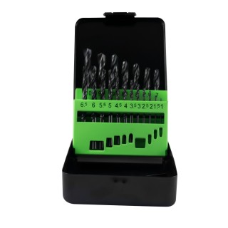 KIT DE FORETS HÉLICOÏDAUX HSS 4241, 1-10 MM, NOIR