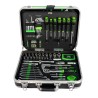 CAISSE À OUTILS DE 135 PIÈCES AVEC DOUILLES HEXAGONALES ZINGUÉES