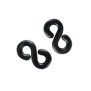 MAILLE DE CHAÎNE EN PLASTIQUE NOIR