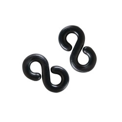 MAILLE DE CHAÎNE EN PLASTIQUE NOIR