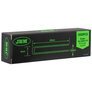 JEU DAGRAFES À COURONNE ÉTROITE TAILLE 18, 25X6 MM (1 000 PCS)