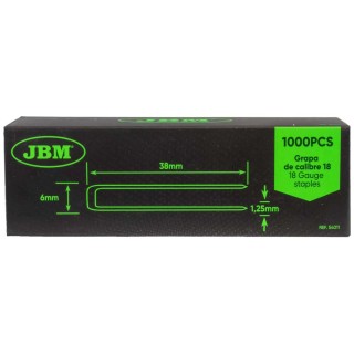 JEU DAGRAFES À COURONNE ÉTROITE TAILLE 18, 38X6 MM (1 000 PCS)